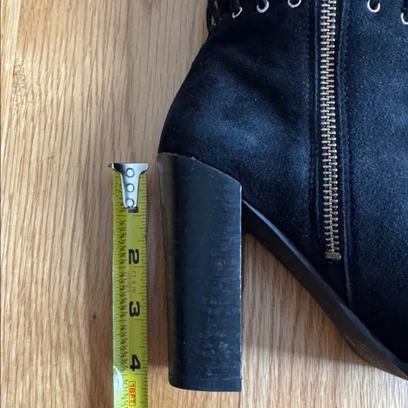 Rebecca Minkoff Black Over the Knee Fringe Boots, 8 - Picture 9 of 9